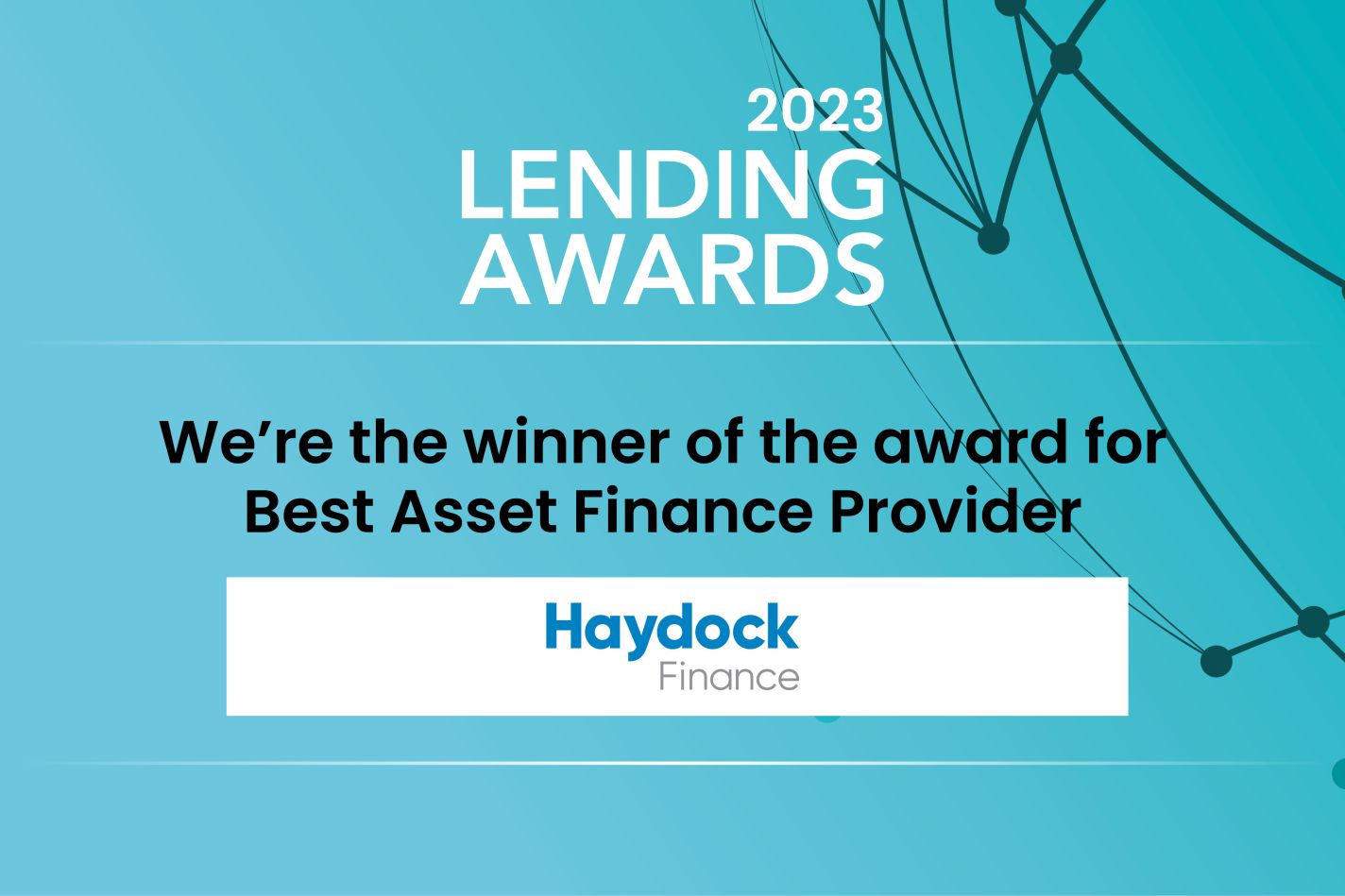 Lending Awards Best Asset Finance Provider 