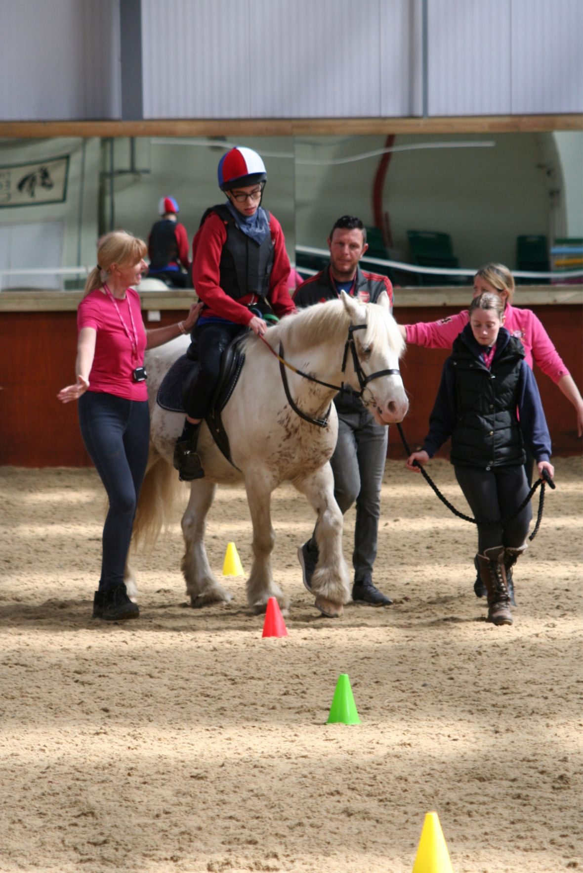 Sam riding RDA pony Cloyd