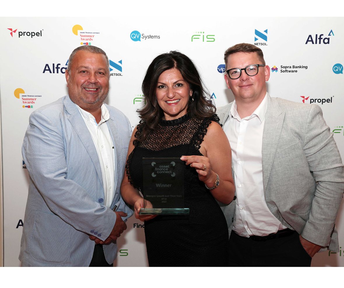 Winning AFC Award for Highest Percentage Growth Rate Over 3 Years