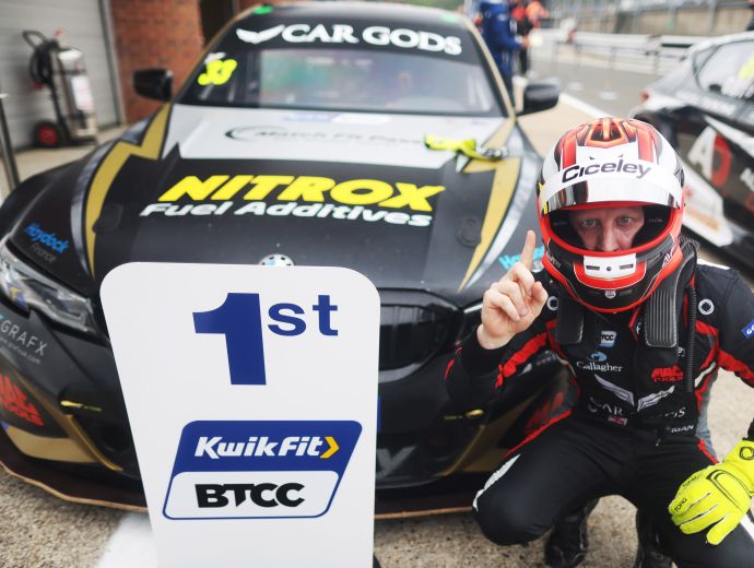 Haydock Celebrate Sponsored Race Driver’s Brands Hatch Win